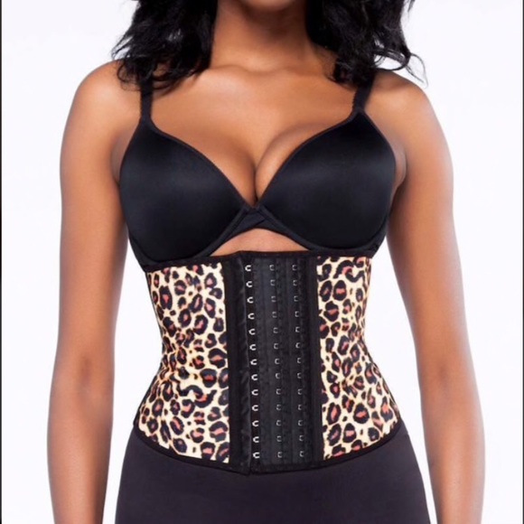 Other - Leopard Print Womens Sport Latex Waist Trainer